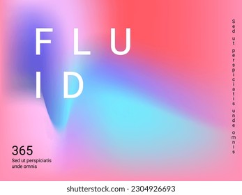 Holographic background. Bright, smooth mesh with a blurry futuristic pattern. Trendy advertising vector. Intense holographic spectrum gradient for printing products, covers.