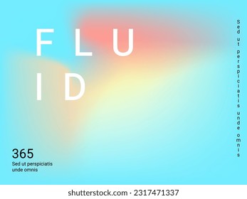 Holographic background. Bright, smooth mesh with a blurry futuristic pattern. Trendy advertising vector. Intense holographic spectrum gradient for printing products, covers.
