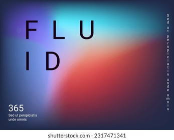 Holographic background. Bright, smooth mesh with a blurry futuristic pattern. Trendy advertising vector. Intense holographic spectrum gradient for printing products, covers.