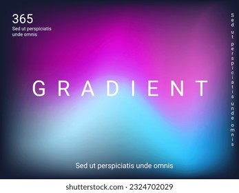 Holographic background. Bright, smooth mesh with a blurry futuristic pattern. Trendy advertising vector. Intense holographic spectrum gradient for printing products, covers.