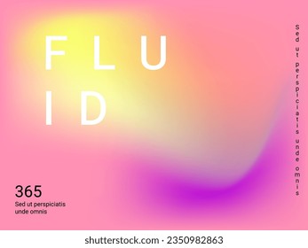 Holographic background. Bright, smooth mesh with a blurry futuristic pattern. Trendy advertising vector. Intense holographic spectrum gradient for printing products, covers.