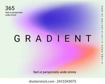 Holographic background. Bright, smooth mesh with a blurry futuristic pattern. Trendy advertising vector. Intense holographic spectrum gradient for printing products, covers.
