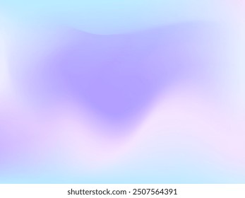 Holographic background. Bright, smooth mesh with a blurry futuristic pattern. Trendy advertising vector. Intense holographic spectrum gradient for printing products, covers.