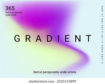 Holographic background. Bright, smooth mesh with a blurry futuristic pattern. Trendy advertising vector. Intense holographic spectrum gradient for printing products, covers.