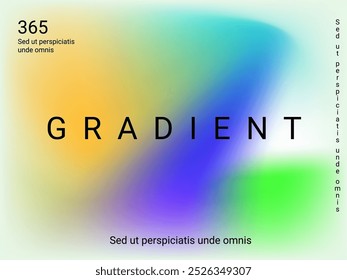 Holographic background. Bright, smooth mesh with a blurry futuristic pattern. Trendy advertising vector. Intense holographic spectrum gradient for printing products, covers.
