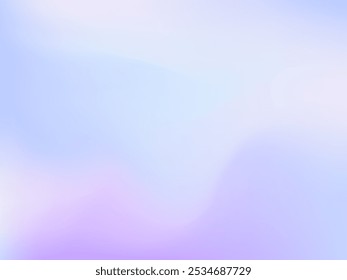 Holographic background. Bright, smooth mesh with a blurry futuristic pattern. Trendy advertising vector. Intense holographic spectrum gradient for printing products, covers.