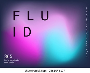 Holographic background. Bright, smooth mesh with a blurry futuristic pattern. Trendy advertising vector. Intense holographic spectrum gradient for printing products, covers.