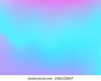 Holographic background. Bright, smooth mesh with a blurry futuristic pattern. Trendy advertising vector. Intense holographic spectrum gradient for printing products, covers.