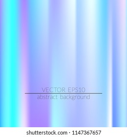 Holographic background. Colorful rainbow gradient.  Trendy creative vector.  Easily editable soft colored vector illustration. Bright print.