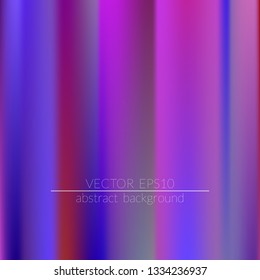 Holographic background. Colorful rainbow gradient.  Trendy creative vector. Intense blank Holographic spectrum gradient for printed products, covers.