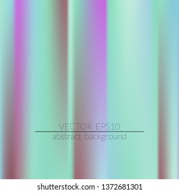 Holographic background. Colorful rainbow gradient.  Trendy creative vector.  Easily editable soft colored vector illustration. Bright print.