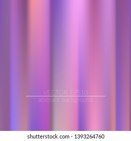 Holographic background. Colorful rainbow gradient.  Trendy creative vector. Intense blank Holographic spectrum gradient for printed products, covers.