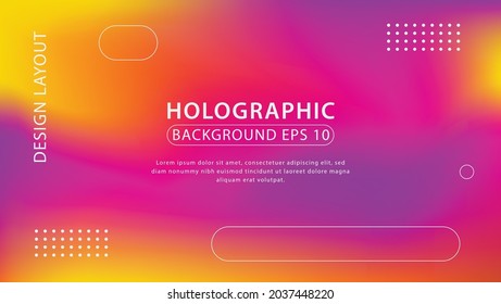 Archivo De Fondo Holográfico Eps 10
