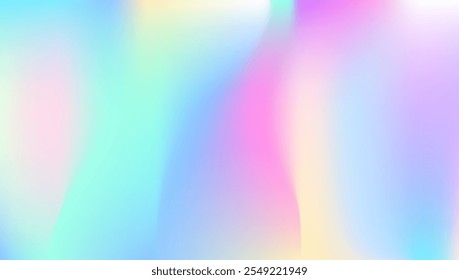 Holographic Background. Girlie Light. Abstract Gradient. Soft Glitch. Vibrant Card. Hologram Texture. Pop Geometric Backdrop. Blue Blur Gradient. Violet Holographic Background