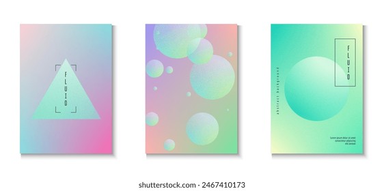 Holographic Background. Grainy Gradient Design. Creative Banner. Pink Grain 3d Set. Abstract Shape. Vibrant Placard. Astronaut Modern Template. Violet Holographic Background