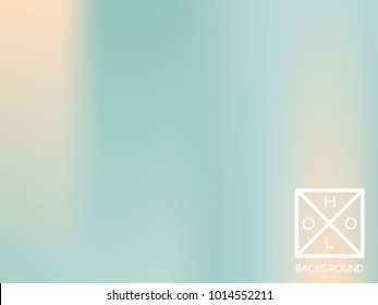 Holographic background. Holo iridescent cover. Abstract soft pastel colors backdrop. Minimal creative vector gradient.  Pastel holographic foil.  Creative neon template for banner. Vibrant print.