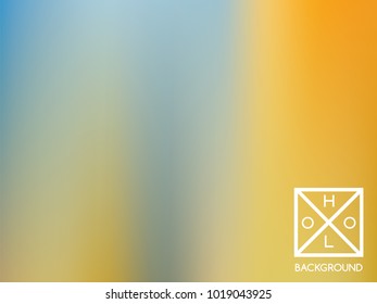 Holographic background. Holo iridescent cover. Abstract soft pastel colors backdrop. Trendy creative vector cosmic gradient.  Mesh holographic foil.  Vintage neon template for banner. 