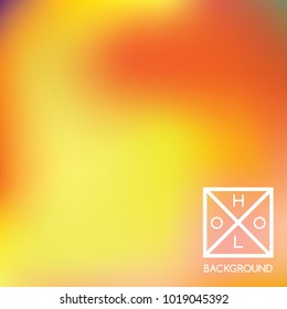 Holographic background. Holo iridescent cover. Abstract soft pastel colors backdrop. Trendy creative vector cosmic gradient.  Mesh holographic foil.  Vintage neon template for banner. 