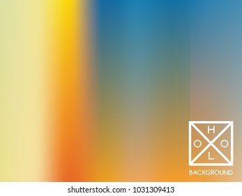 Holographic background. Holo iridescent cover. Abstract soft pastel colors backdrop. Trendy creative vector cosmic gradient.  Pastel holographic foil.  Creative neon template for banner. 