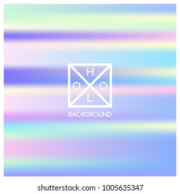 Holographic background. Holo sparkly cover. Iridescent gradient. Abstract soft pastel colors backdrop. Trendy creative vector. Mesh holographic foil. Creative neon template for banner. Vibrant print.