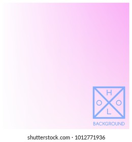 Holographic background. Holo sparkly cover. Iridescent gradient. Abstract soft pastel colors backdrop. Trendy creative vector. Mesh holographic foil. Creative neon template for banner. Vibrant print.