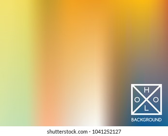 Holographic background. Holo sparkly cover. Abstract soft pastel colors backdrop. Trendy creative vector cosmic gradient.  Mesh holographic foil.  Creative neon template for banner. 