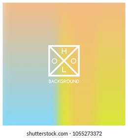 Holographic background. Holo sparkly cover. Iridescent gradient. Abstract soft pastel colors backdrop. Trendy creative vector. Mesh holographic foil. Creative neon template for banner. Vibrant print.