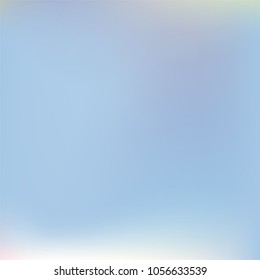 Holographic background. Holo sparkly cover. Abstract soft pastel colors backdrop. Trendy creative vector cosmic gradient. Mesh holographic foil. Creative neon template for banner. Vibrant print.