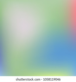 Holographic background. Holo sparkly cover. Abstract soft pastel colors backdrop. Trendy creative vector cosmic gradient. Mesh holographic foil. Creative neon template for banner. Vibrant print.