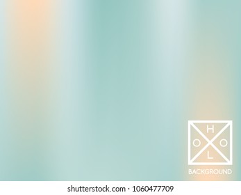 Holographic background. Holo sparkly cover. Abstract soft pastel colors backdrop. Trendy creative vector cosmic gradient.  Pastel fantasy foil.  Creative neon template for banner. 