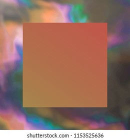 Holographic background. Holo sparkly cover. Abstract soft pastel colors backdrop. Trendy creative vector cosmic gradient. Mesh holographic foil. Creative neon template for banner. Vibrant print.