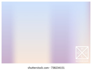 Holographic background. Holo sparkly cover. Abstract soft pastel colors backdrop. Trendy creative vector cosmic gradient. Mesh holographic foil. Creative neon template for banner. Vibrant print.