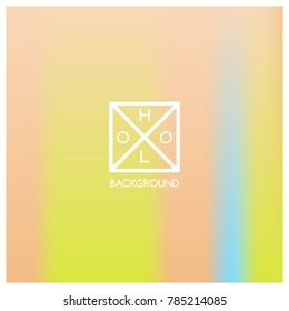 Holographic background. Holo sparkly cover. Iridescent gradient. Abstract soft pastel colors backdrop. Trendy creative vector. Mesh holographic foil. Creative neon template for banner. Vibrant print.