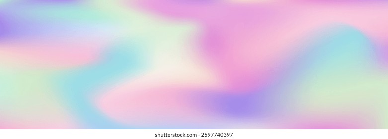 Holographic Background. Hologram Gradient. Pink Retro Texture. Vibrant Cover. Blur Creative Invitation. Minimal Card. Abstract Gradient. Pop Poster. Blue Holographic Background