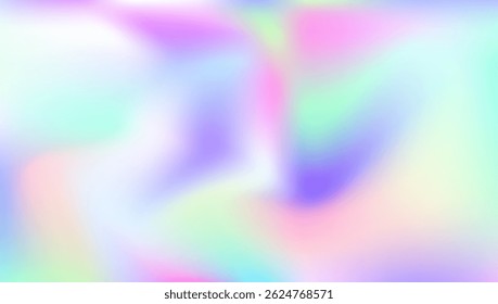 Holographic Background. Hologram Texture. Unicorn Foil. Neon Pattern. Pop Multicolor Template. Violet Soft Gradient. Vibrant Mesh. Pearlescent Texture. Purple Holographic Background