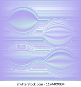 Holographic background. Iridescent gradient. Abstract soft pastel colors backdrop.Creative neon template