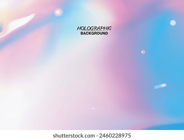 Holographic background. iridescent hologram texture. holography chrome foil colors. abstract backdrop