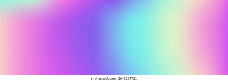 Holographic Background. Iridescent Texture. Fashion Cover. Soft Holography Backdrop. Blue Neon Gradient. Hipster Fluid. Hologram Gradient. Metal Glitter. Violet Holographic Background