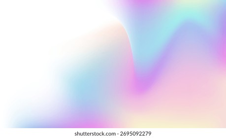 Holographic Background. Iridescent Texture. Modern Mesh. Fashion Paper. Metal Vector. Pop Holography Template. Pearlescent Gradient. Purple Soft Texture. Violet Holographic Background