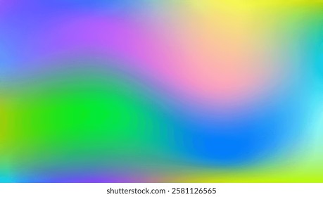 Holographic Background. Iridescent Texture. Neon Minimalist Invitation. Blue Soft Gradient. Chrome Foil. Shiny Banner. Pearlescent Texture. Digital Paper. Purple Holographic Background