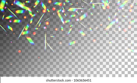 Holographic Background with Light Glitch Effect. Iridescent Background. 
 Vector Rainbow Gradient with Sunshine Glare. 
Mesh Holographic Foil Backdrop.  Trendy Hologram Vector Background