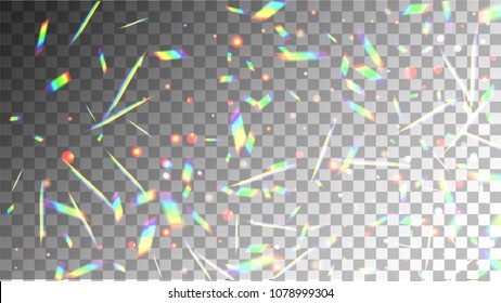 Holographic Background with Light Glitch Effect. Iridescent Background. 
  Creative Festive Backdrop with Sunshine Glare. 
Mesh Holographic Foil Backdrop.  Trendy Hologram Vector Background