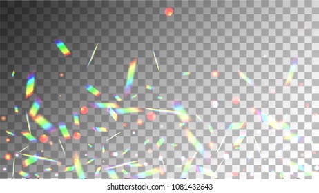 Holographic Background with Light Glitch Effect. Iridescent Background. 
 Vector Rainbow Gradient with Sunshine Glare. 
Mesh Holographic Foil Backdrop.  Trendy Hologram Vector Background