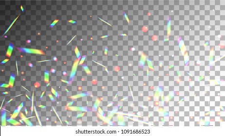 Holographic Background with Light Glitch Effect. Iridescent Background. 
 Vector Rainbow Gradient with Sunshine Glare. 
Mesh Holographic Foil Backdrop.  Trendy Hologram Vector Background