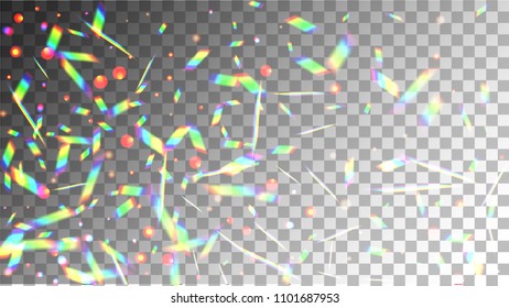 Holographic Background with Light Glitch Effect. Iridescent Background. 
  Creative Festive Backdrop with Sunshine Glare. 
Mesh Holographic Foil Backdrop.  Trendy Hologram Vector Background