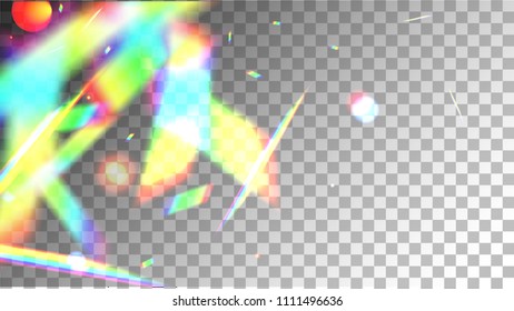 Holographic Background with Light Glitch Effect. Iridescent Background. 
 Vector Rainbow Gradient with Sunshine Glare. 
Mesh Holographic Foil Backdrop.  Trendy Hologram Vector Background