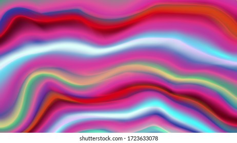 Holographic Background. Minimal Pattern. Trendy Invitation For Decoration Design. Trendy Minimal Design. Digital Vector Illustration.
