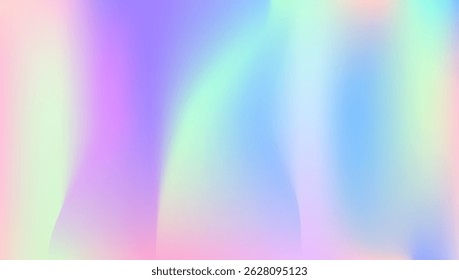 Holographic Background. Neon Minimalist Invitation. Violet Soft Texture. Metal Glitch. Hologram Gradient. Iridescent Gradient. Pastel Foil. Unicorn Flyer. Purple Holographic Background