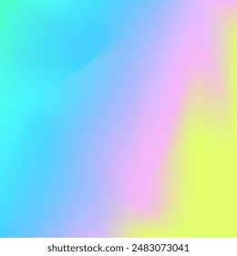 Holographic Background. Pearlescent Gradient. Psychedelic Blur Texture. Trendy Paper. Soft Foil. Pop Futuristic Brochure. Iridescent Gradient. Shiny Glitter. Pink Holographic Background