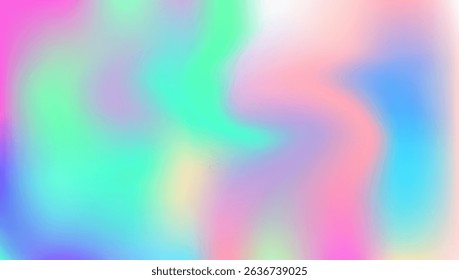 Holographic Background. Pearlescent Gradient. Shiny Surface. Digital Foil. Abstract Texture. Pink Neon Texture. Pop Geometric Illustration. Pastel Flyer. Purple Holographic Background